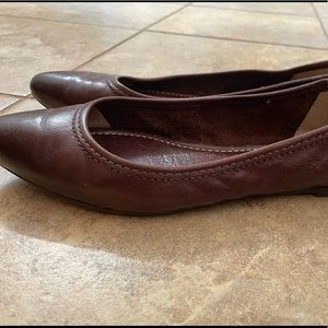 Frye leather flats